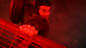 Steve harrington falling off the radio tower in stranger things series finale