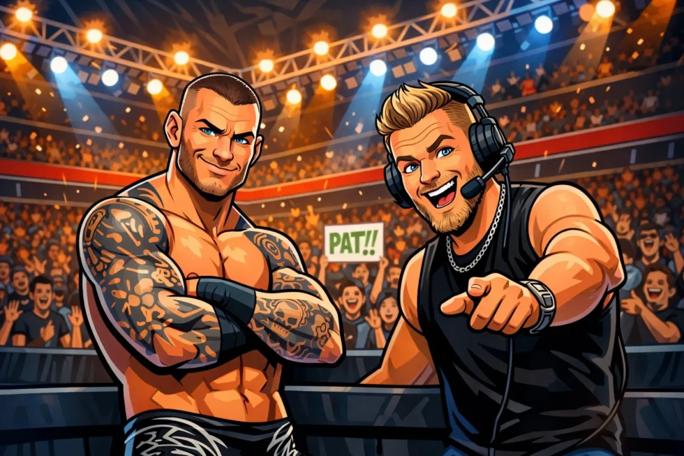 Randy orton e pat mcafee in arena
