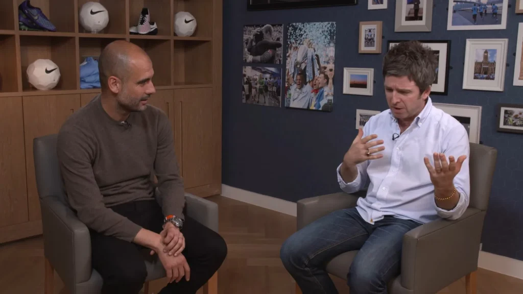 Pep guardiola e noel gallagher